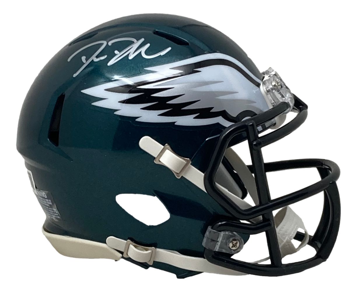 Authentic Big Dom DiSandro Signed Philadelphia Eagles Mini Speed Helmet - Limited Edition Collectible for Eagles Fans, Sports Memorabilia, Man Cave Decor, and Gift for Football Enthusiasts