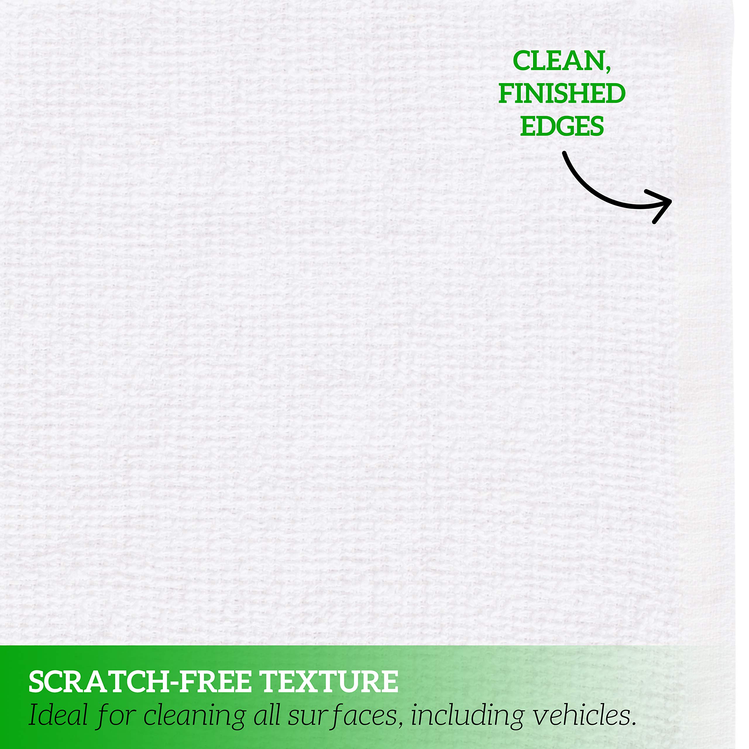 Premium 100% Cotton Terry Towels - 14x17 Inches, White (240 Pack) | Super Absorbent, Durable & Multipurpose Cleaning Cloths for Kitchen, Bathroom, Car Detailing & Household Cleaning