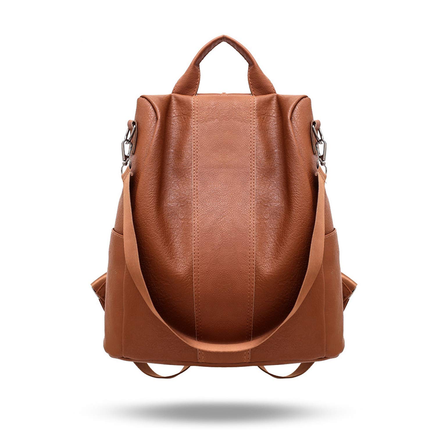 FANDARE Women's Anti-Theft Backpack - Lightweight Waterproof Daypack for School, Travel & Shopping - Stylish Shoulder Bag for Campus, Outdoor & Daily Use - Brown Rucksack (Perfect for College, Commuting & Weekend Getaways)