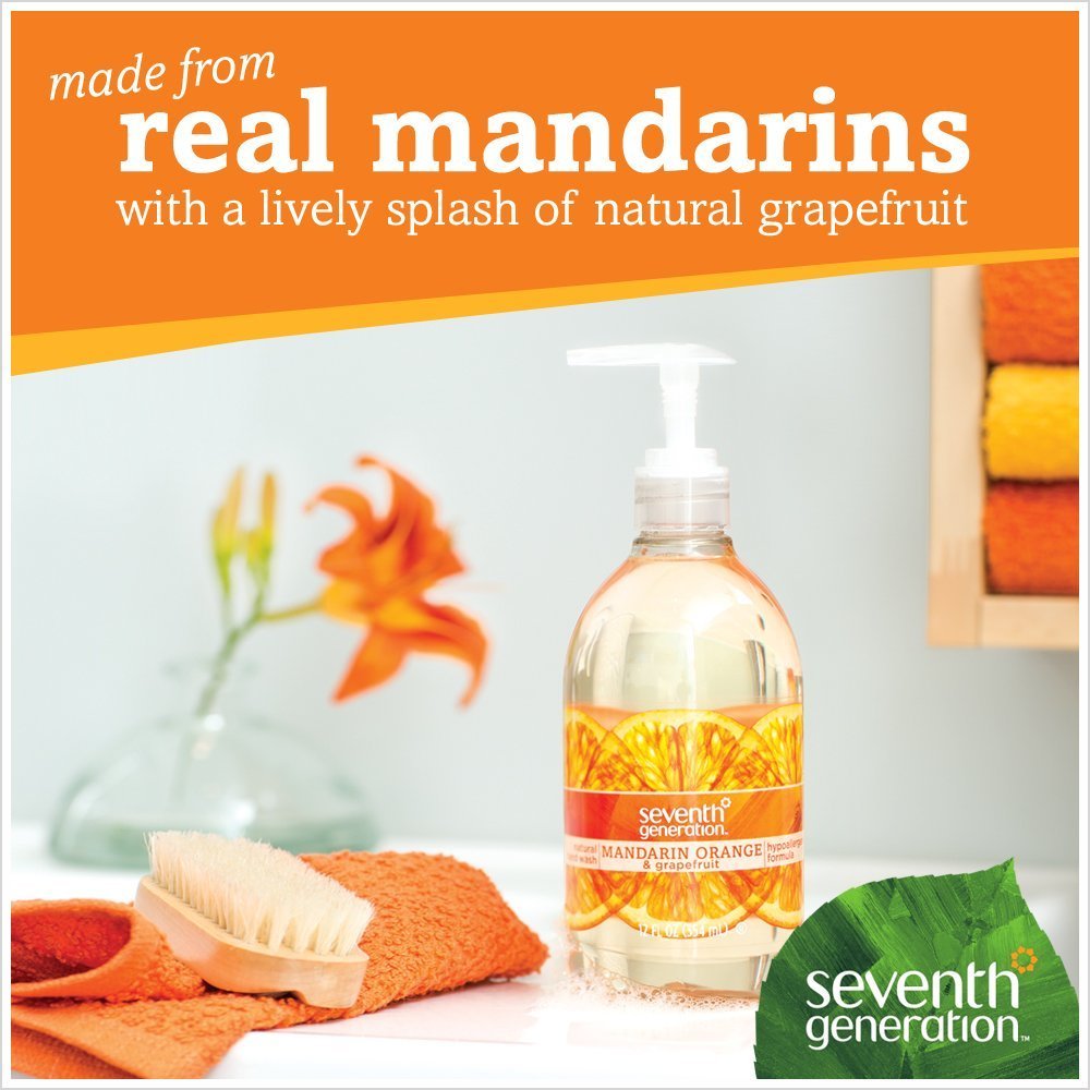 Seventh Generation Lavender Flower & Mint Hand Soap, 12 oz (Pack of 6) - Gentle Plant-Based Foaming Hand Wash for Kitchen, Bathroom & Office - Cruelty Free & Eco-Friendly