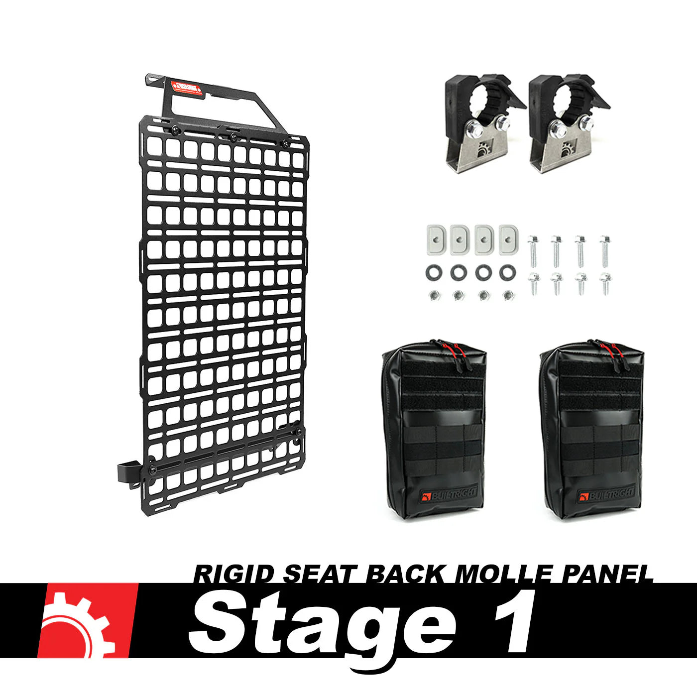 21+ Chevy Tahoe/Suburban & GMC Yukon/Yukon XL Seat Back MOLLE Panel Organizer Kit - Tactical Gear Storage for Off-Roading, Camping & Road Trips