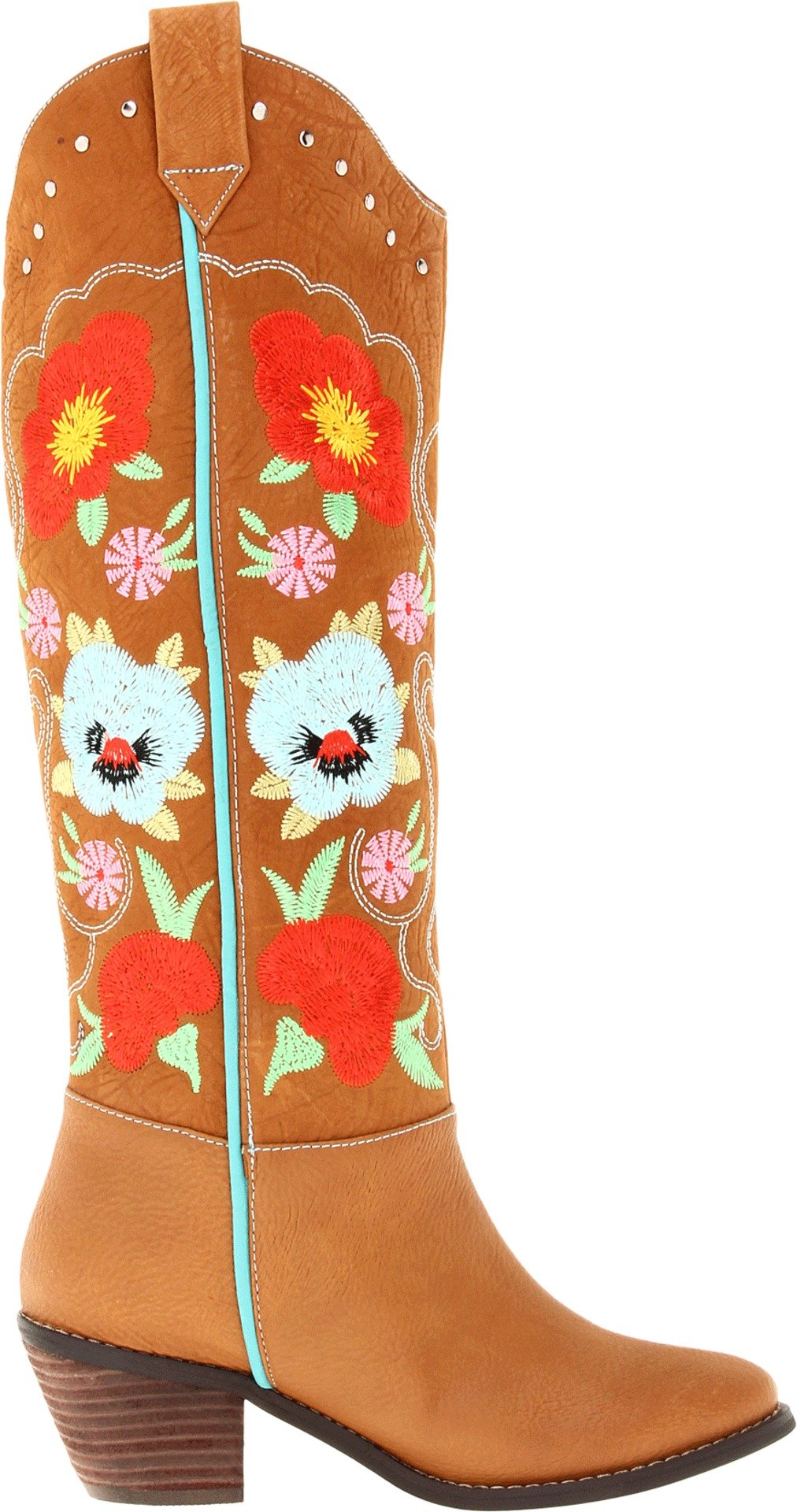 Grazie Women's Howdy Cowboy Boots - Stylish Western Ankle Boots for Women | Comfortable & Fashionable for Country, Rodeo, and Casual Wear