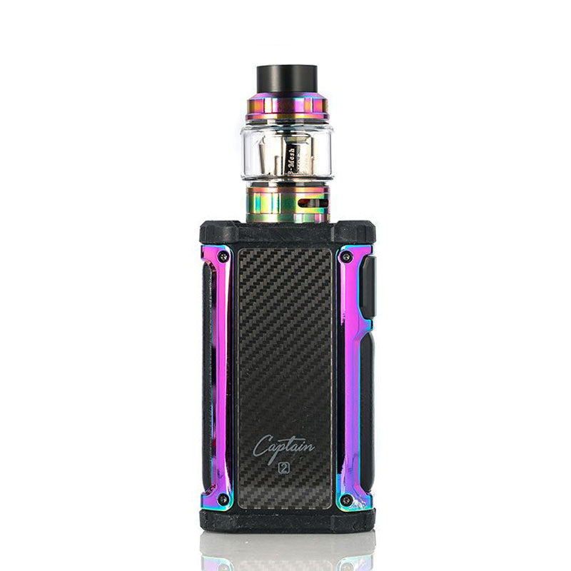 IJOY Captain 2 Kit 180W with Captain V Tank - Powerful Vape Mod Starter Kit for Cloud Chasing & Flavor | Perfect for Home Use, Travel & Vape Enthusiasts