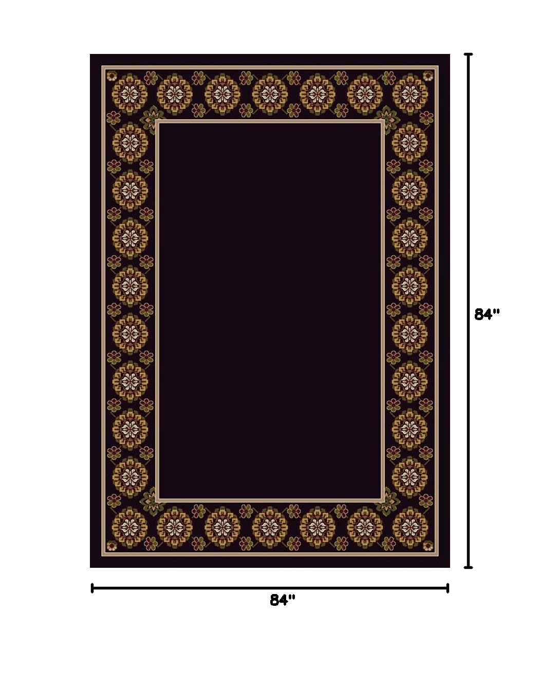 Handmade Onyx Rug from Design Center Kabul - Round 7'7