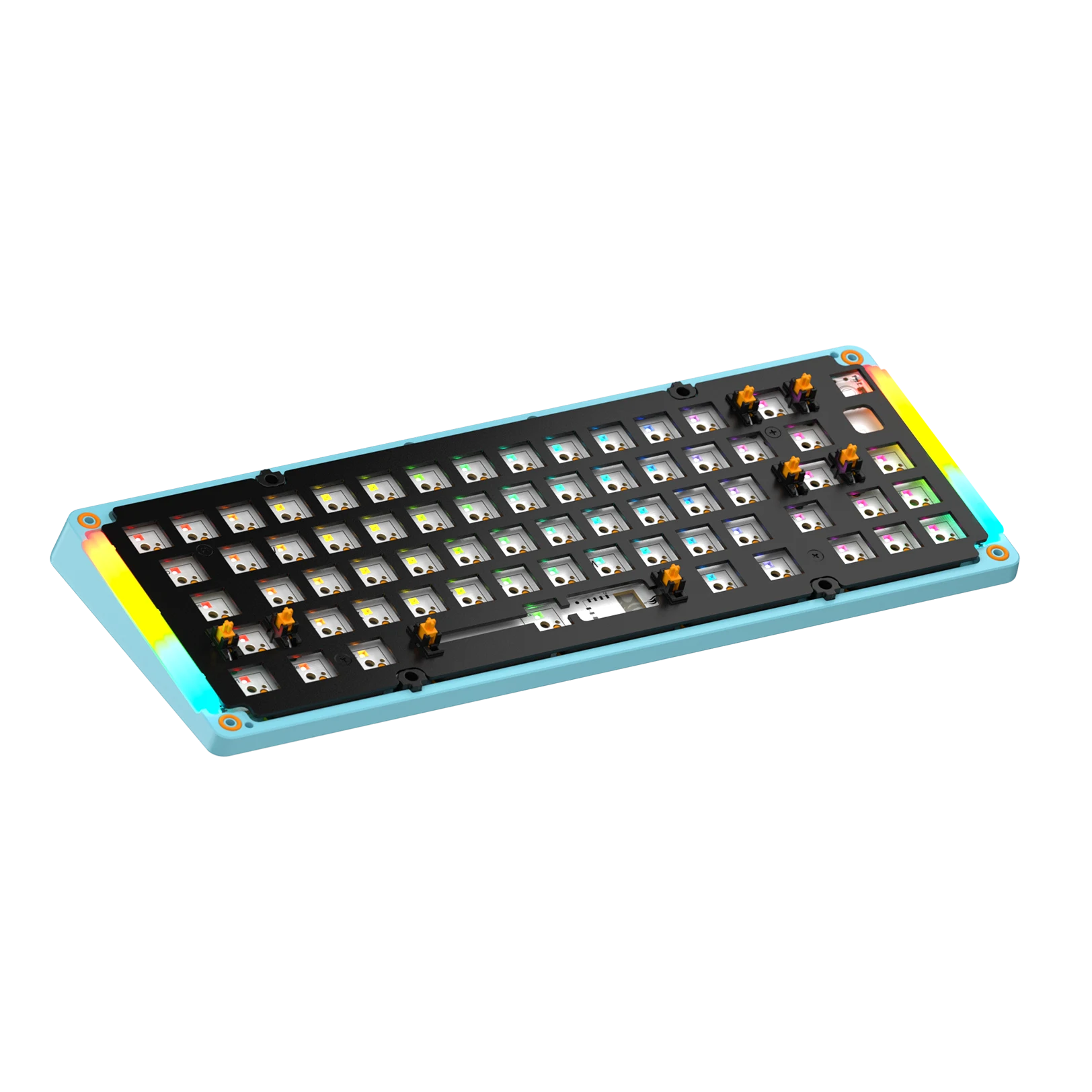GMMK 3 65% Mechanical Keyboard Bottom Case - Limited Edition Metal Laguna Blue | Perfect for Gaming, Typing & Custom Keyboard Builds