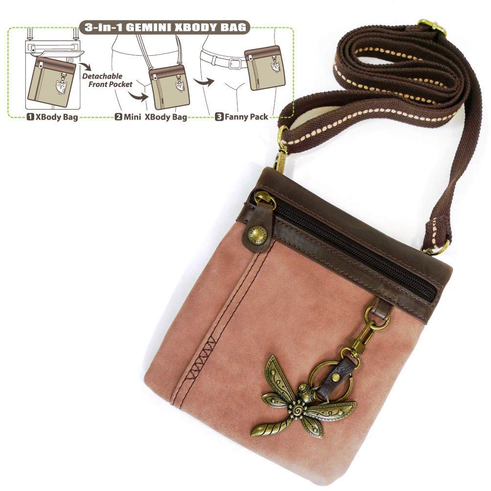 CHALA GEMINI Crossbody Canvas Messenger Bag for Women - Stylish & Durable Shoulder Bag for Travel, Work, and Everyday Use