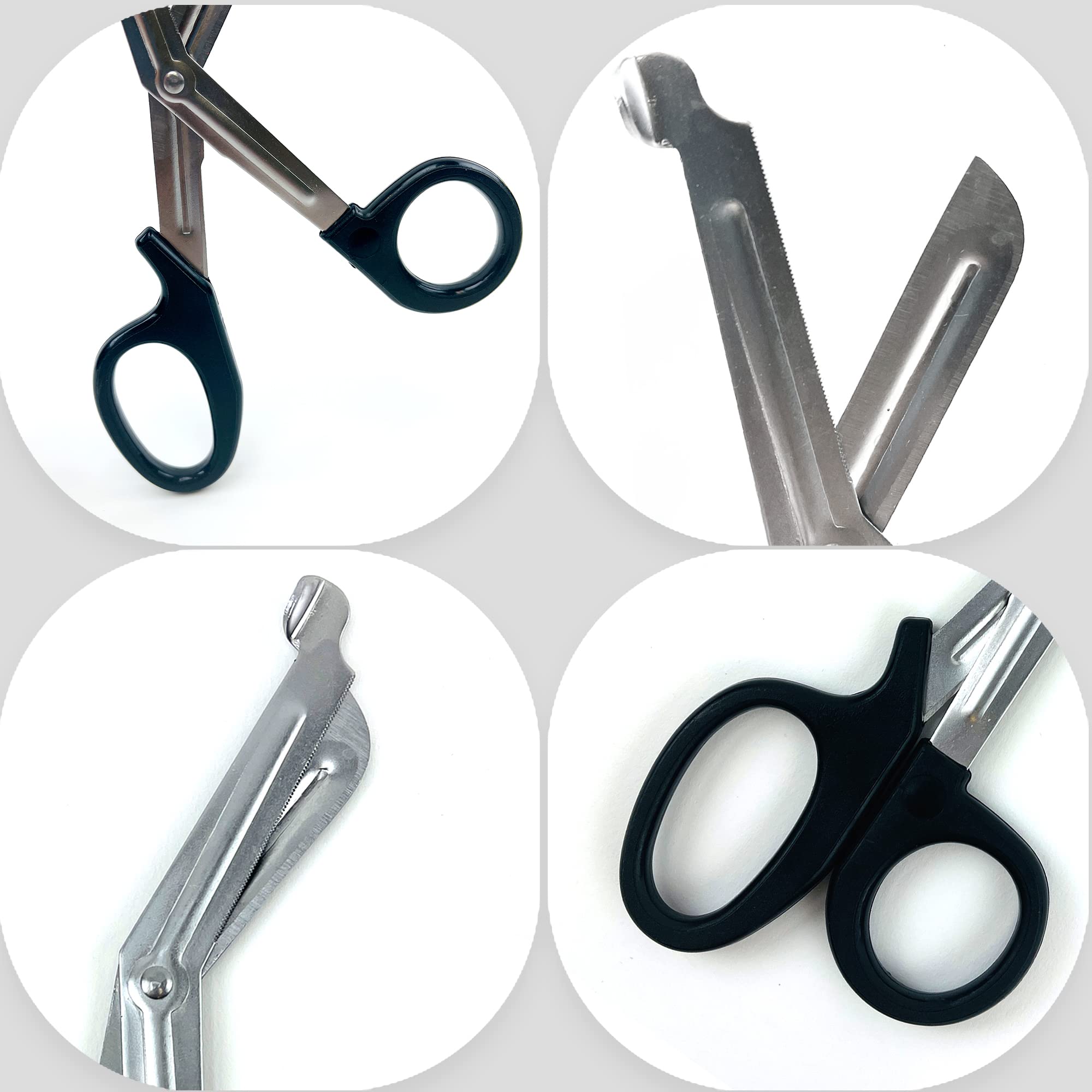 Professional 8-Piece Medical Diagnostics Kit - Taylor Reflex Hammer, C128 & C512 Tuning Forks, Bandage Scissors, Pupil Gauge Pen Light, Buck Hammer & Pin Wheel in Black Carrying Case - Perfect for Neurological Exams, Physical Therapy & Clinical Assessments