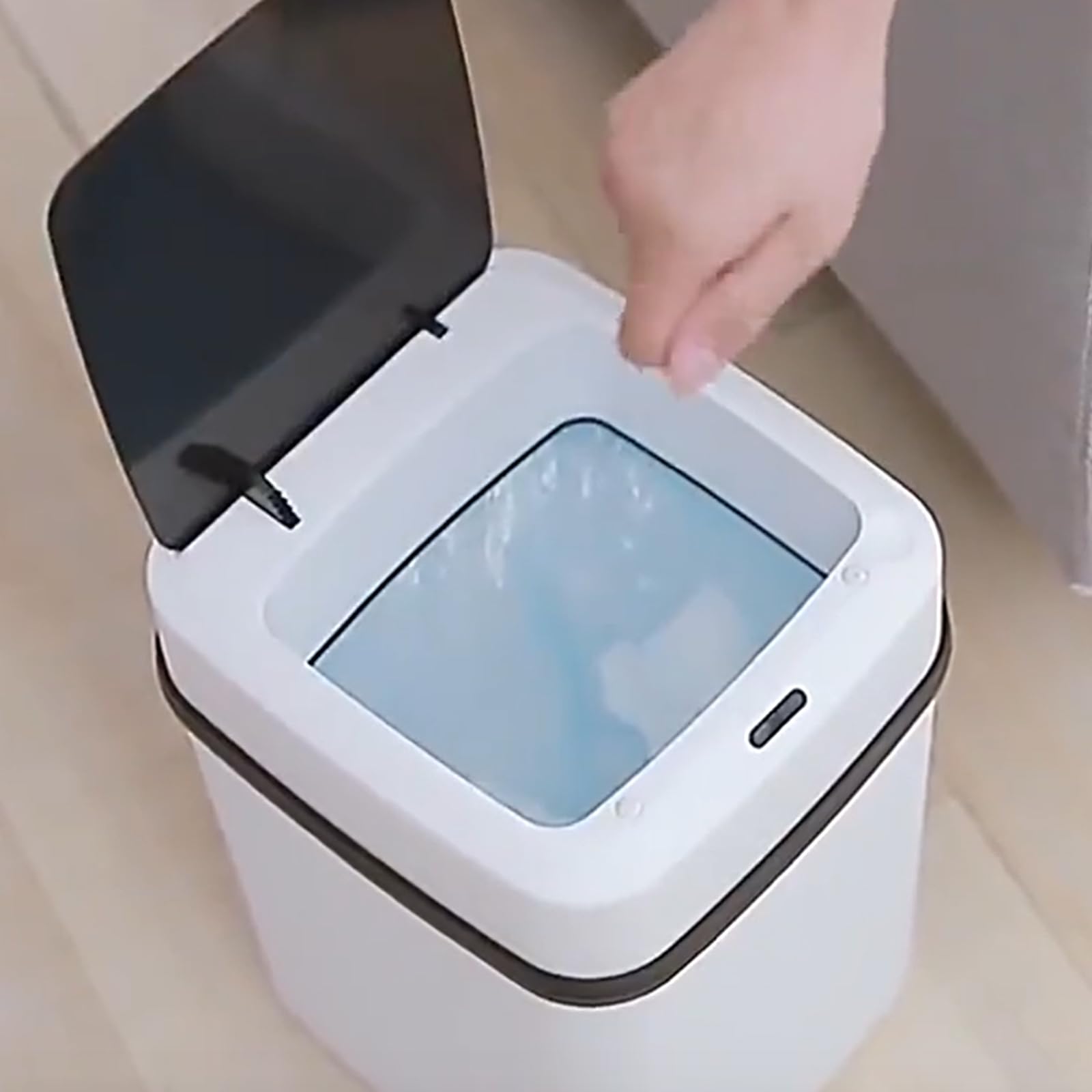Automatic Touchless Sensor Lid Trash Can - Battery Operated Smart Waste Bin for Home, Kitchen & Office | Hands-Free Garbage Disposal Solution