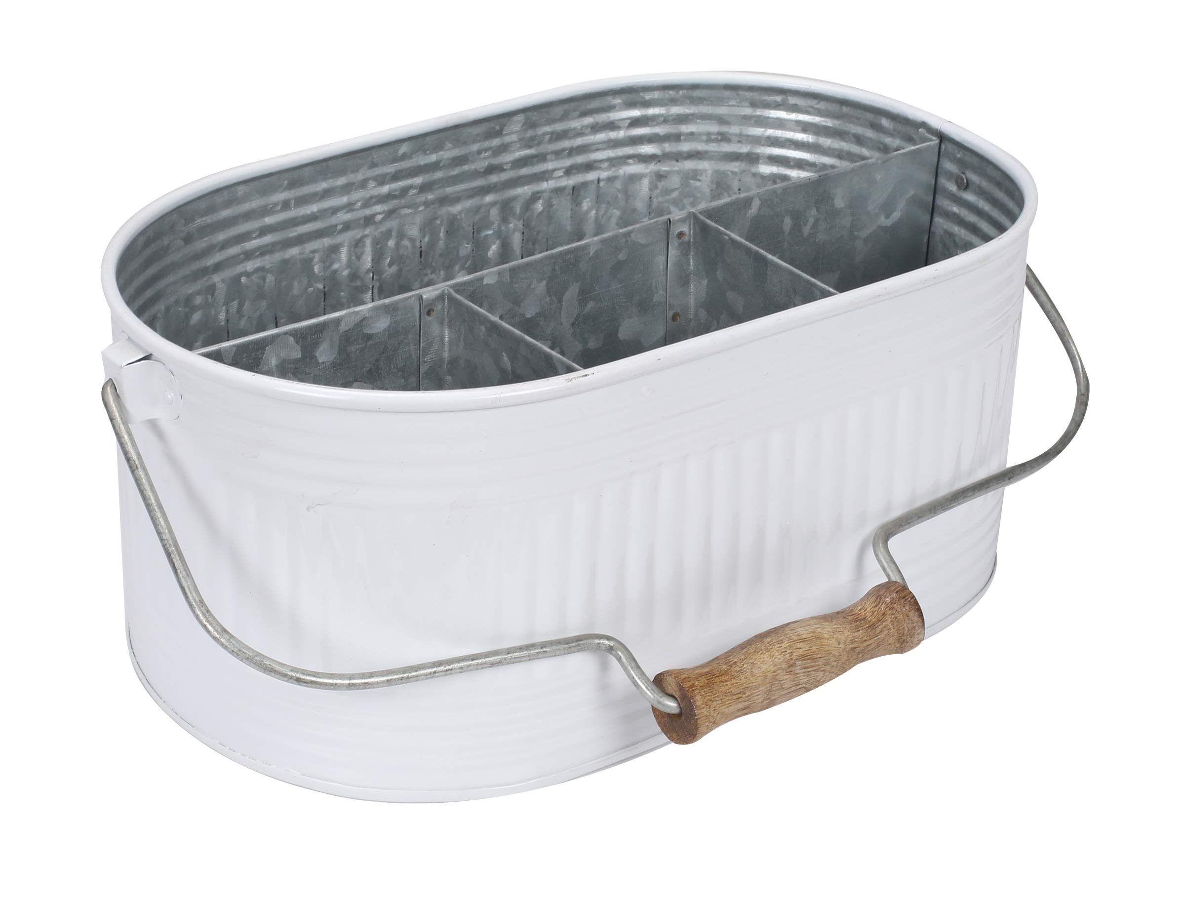 Rustic Iron Alloy Organizer Caddy - Kitchen, Bathroom & Office Storage