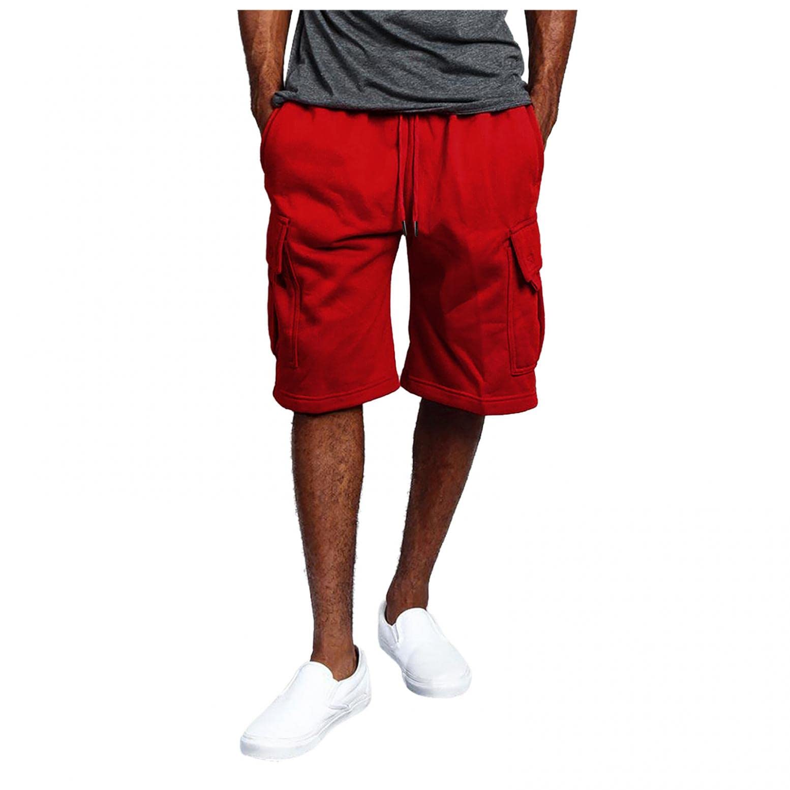 Men's Cargo Hiking Shorts with Multiple Pockets - Outdoor Travel, Fishing, Camping & Casual Wear - Durable Quick-Dry Shorts for Active Lifestyles