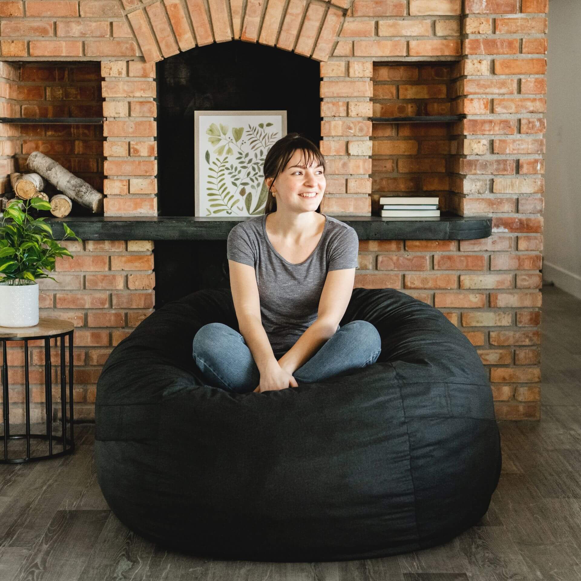 FUF Large Dog Bed with Removable Washable Cover - Soft Orthopedic Pet Bed for Large Dogs, Perfect for Living Room, Bedroom or Crate
