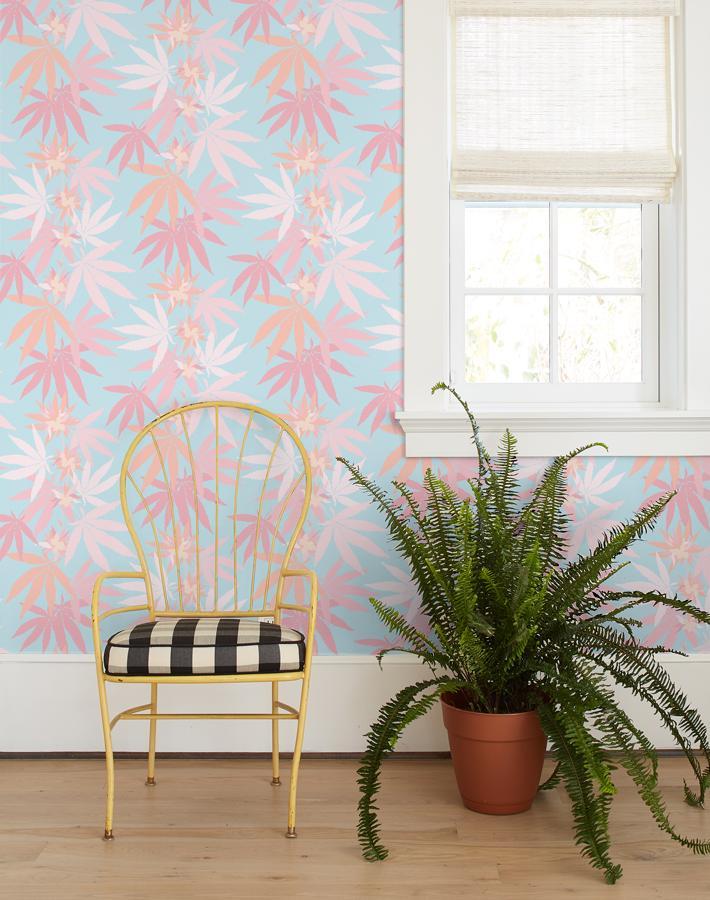 Nathan Turner 'Girls Best Friend' Wallpaper - Premium Floral Peel & Stick Wallpaper for Girls' Bedroom, Nursery, or Playroom Decor