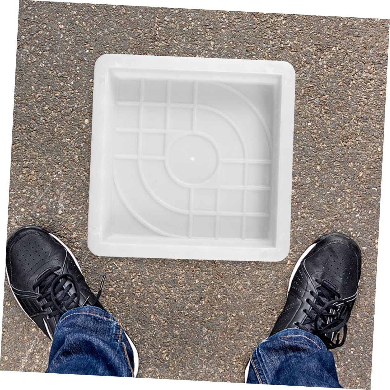 3pcs Reusable Cement Brick Molds - Durable Plastic Path Maker for Concrete Paving, Garden Pathways & DIY Landscaping - Perfect for Walkways, Patios and Outdoor Decor Projects