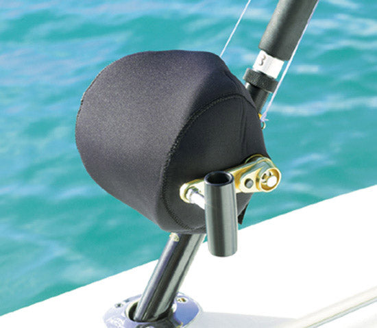 Boone Soft Black Reel Covers - Protective Fishing Reel Covers for Saltwater & Freshwater Fishing Gear - Perfect for Storage & Travel