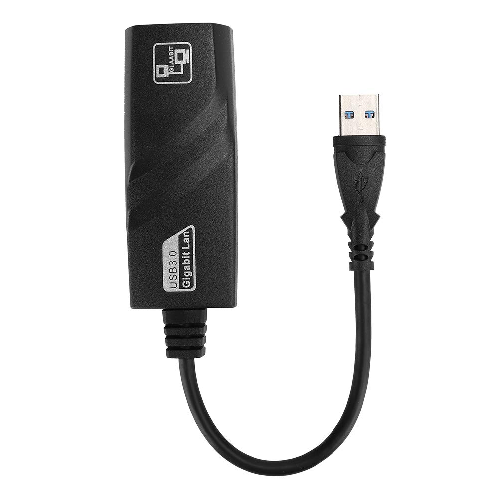Oumij1 USB 3.0 Gigabit Ethernet Adapter - Plug & Play, No Driver Needed - High-Speed Wired Network Card for Nintendo Wii, PC, Laptop - Perfect for Online Gaming & Stable Internet Connection
