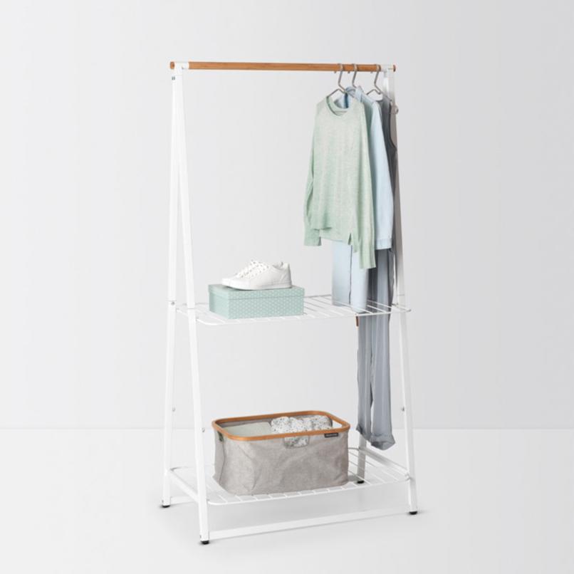 Stylish Linn Clothes Rack for Small & Large Spaces - Perfect for Bedroom, Closet & Laundry Room Organization
