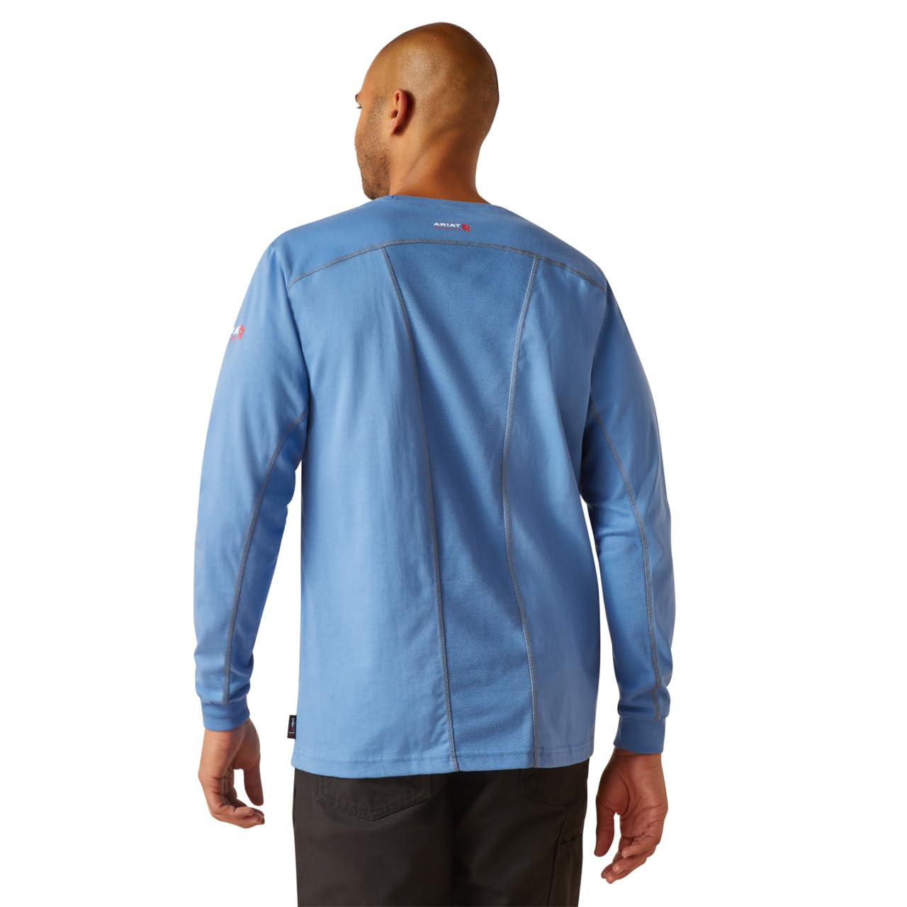 ARIAT Men's FR (Flame Resistant) Crew Neck T-Shirt - Comfortable Workwear for Construction, Oilfield & Outdoor Jobs