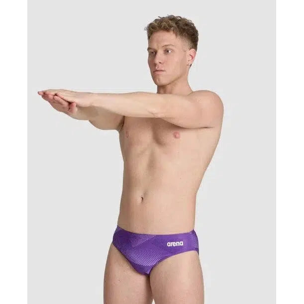 Arena Halftone Brief Swimsuit - High-Performance Competitive Swimwear for Men & Women - Perfect for Lap Swimming, Training & Water Sports