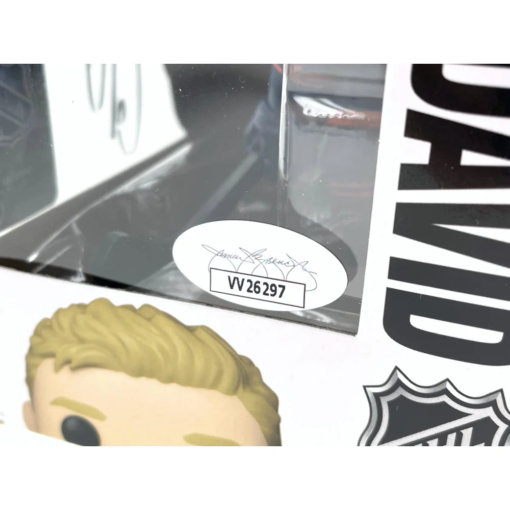 Connor McDavid Autographed Funko Pop #75 Edmonton Oilers JSA COA Signed Hockey Figure - Perfect for NHL Fans, Collectors & Hockey Memorabilia Displays