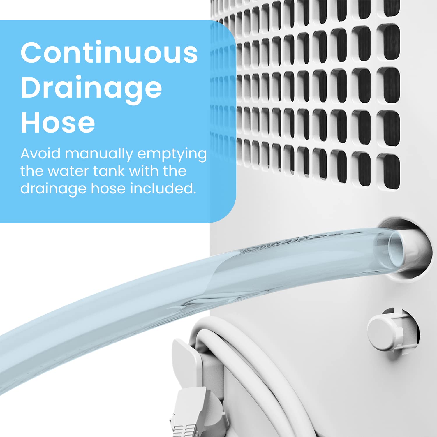 Pro Breeze® 12L/Day Energy Efficient Dehumidifier with Smart Humidity Sensor & Digital Display - 24H Timer, Laundry Drying Mode, Continuous Drain Option - Ideal for Basements, Bedrooms & Large Rooms (12 Liter, White)