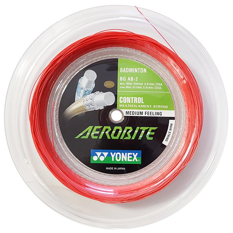 Yonex Aerobite Badminton String Reel 200m - High Performance Badminton String for Tournament Play & Professional Training