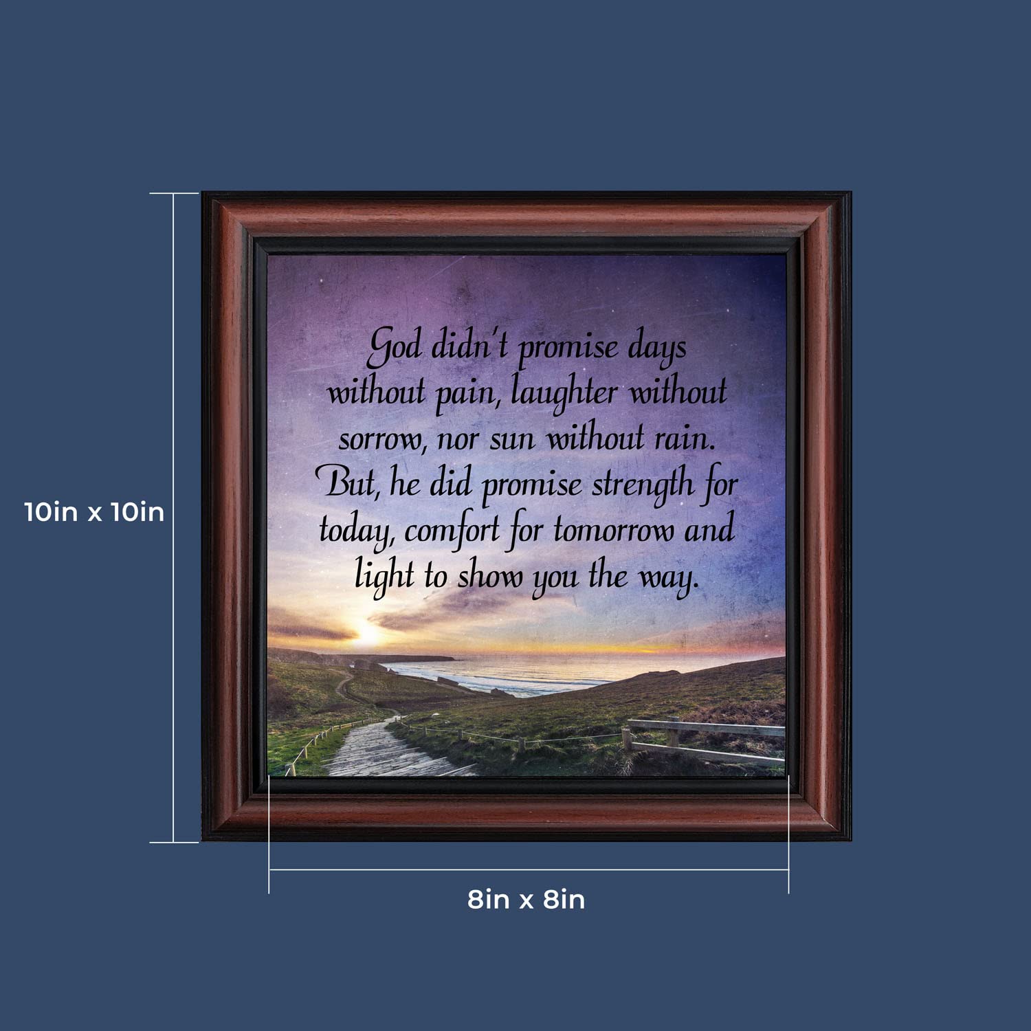 God's Promise Christian Wall Decor - Biblical Posters for Home & Church