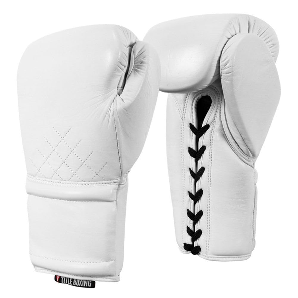 TITLE Boxing Ko-Vert Sparring Gloves - Professional Lace-Up Boxing Gloves for Competition, Training & Heavy Bag Work - Premium Boxing Gear for Fighters & Athletes