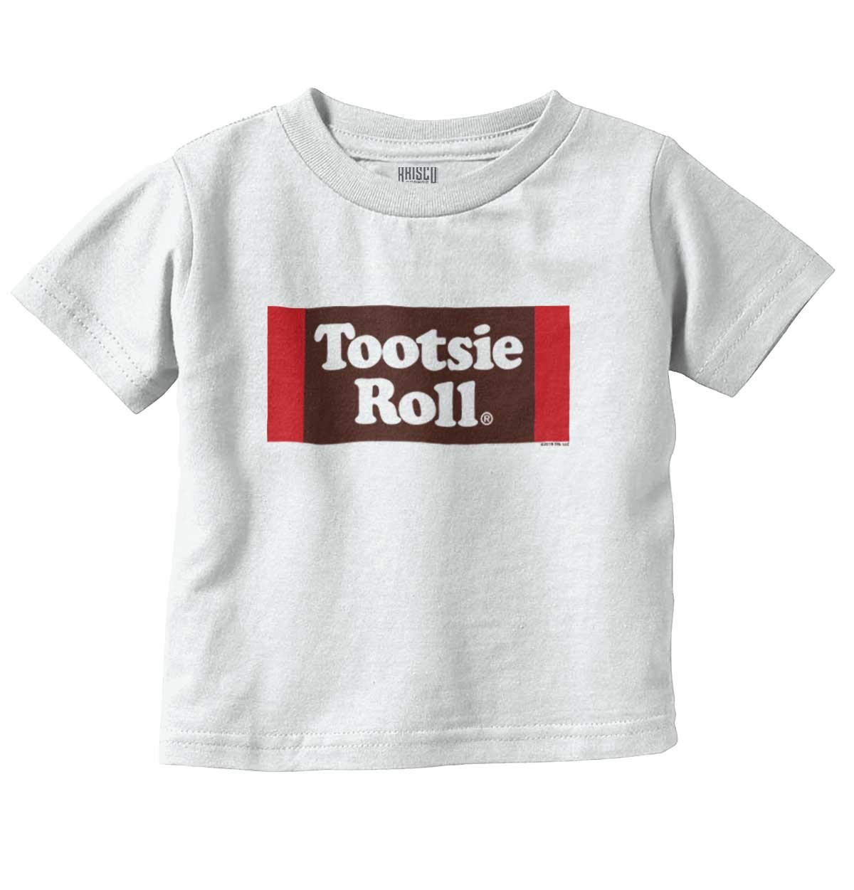 Vintage Retro Candy Logo Tootsie Roll Graphic T-Shirt for Toddler Boys & Girls - Soft Cotton Kids Tee for Playdates, Birthday Parties & Casual Everyday Wear