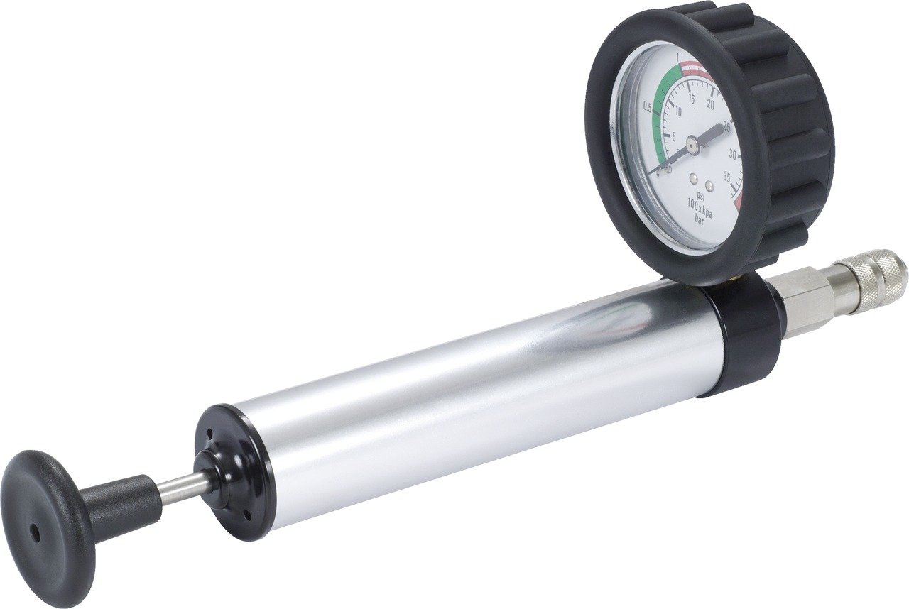 High Pressure Hand Pump 2.5 Bar/36 PSI for Cooling System Testing Equipment - Perfect for Automotive, HVAC & Industrial Maintenance