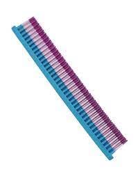 Professional Fine Tooth Teasing Comb - 3 Rows Alternating Teeth for Voluminous Hairstyles, Thin Hair Care, Travel & Pocket Size - Multicolor (Perfect for Styling, Updos & Salon-Quality Looks at Home)