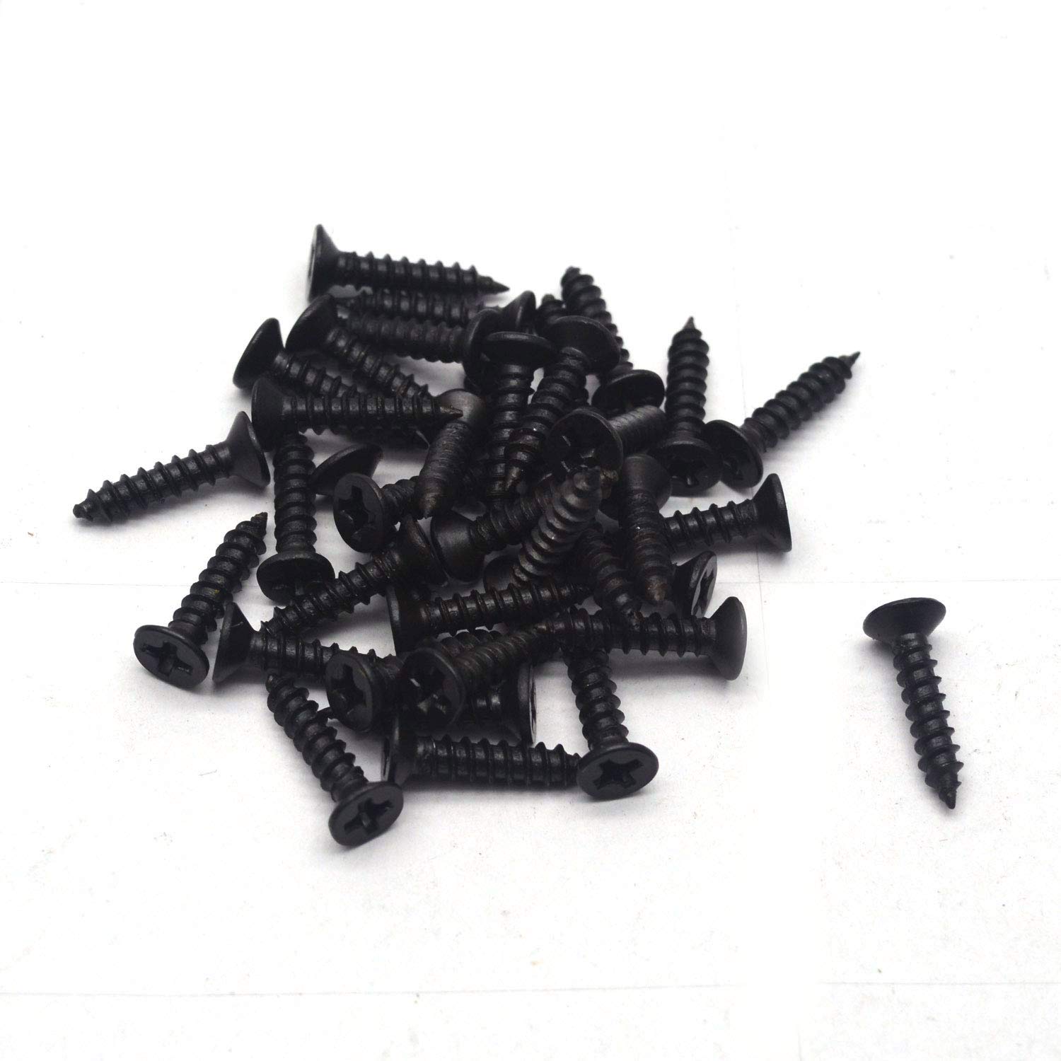 T Tulead 10PCS Black Cabinet Hinges - 2.36
