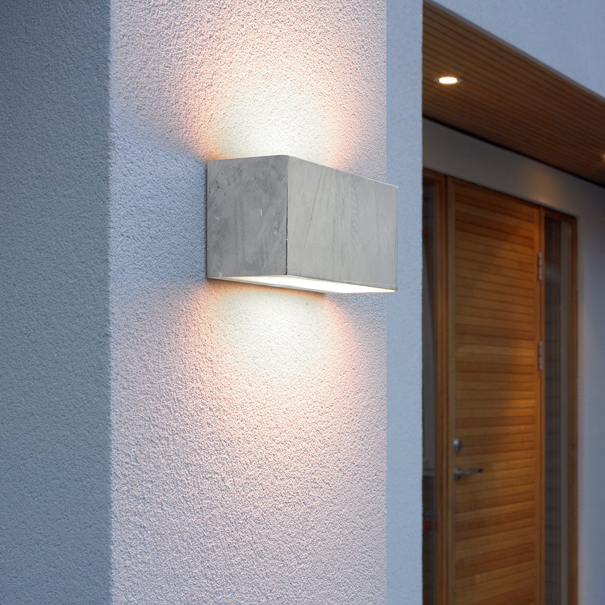 Asker Small Light Up/Down E27 LED Bulb - Graphite Finish - Perfect for Bedroom, Living Room & Office Lighting