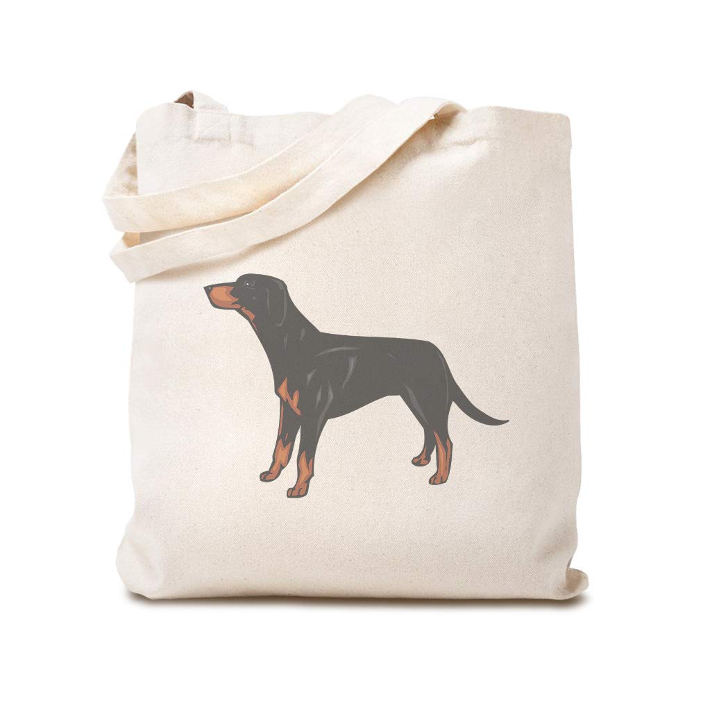 Custom Canvas Tote Bag - Reusable Shopping & Beach Bag with Transylvanian Hound Dog Print for Women - Perfect for Groceries, Travel & Eco-Friendly Lifestyle
