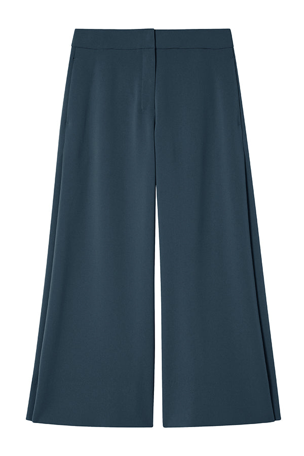 Eco-Friendly Heavy Soft Wave Culottes - Comfortable and Stylish Women's Pants for Casual Wear, Office, and Beach Outings