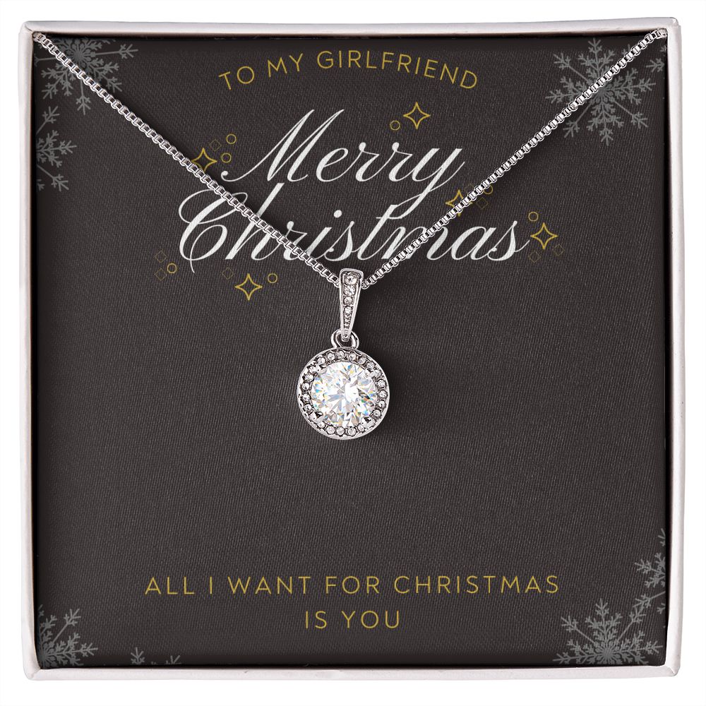 Christmas Gifts for Girlfriend - Sterling Silver Heart Necklace Jewelry for Women | Romantic Holiday Present for Wife, Fiancée & Her | Perfect for Date Night, Anniversary & Christmas Surprise