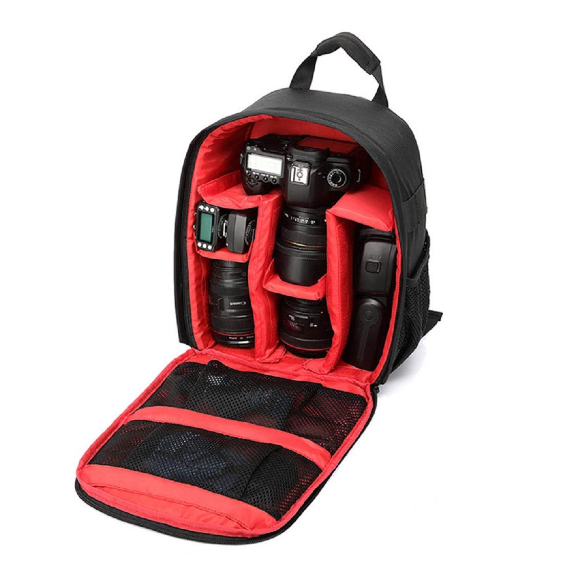 Waterproof DSLR/SLR Camera Backpack - Compact Protective Case for DSLR Cameras & Accessories (Black) - Perfect for Travel, Hiking & Outdoor Photography
