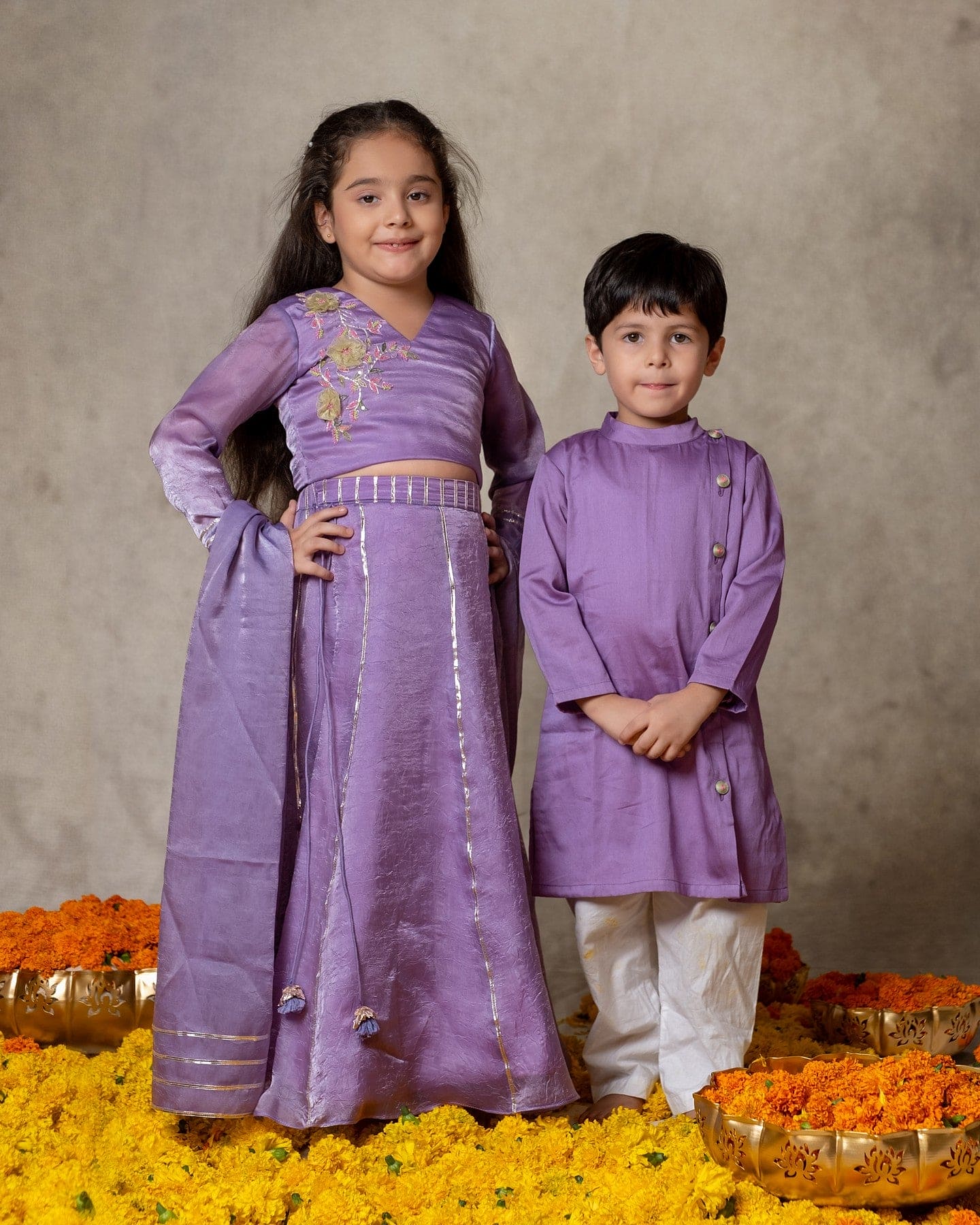 Pre Order: Handmade Lavender Lehenga Set – Perfect for Weddings, Festivals & Special Occasions
