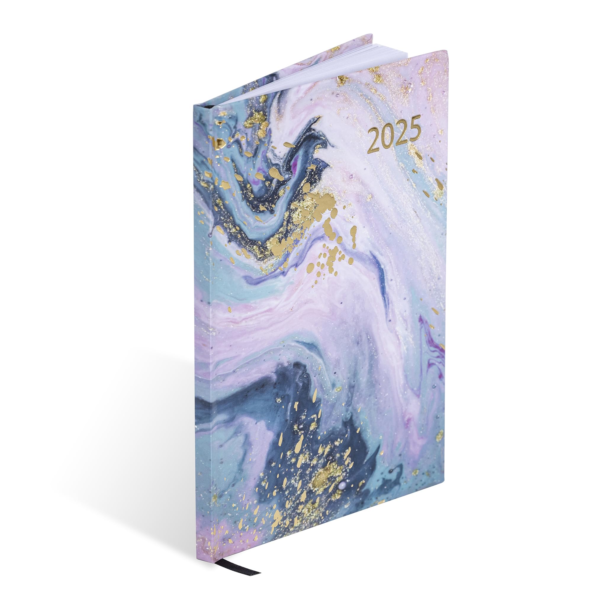2025 A5 Weekly Planner Organizer - Full Year Diary for Teachers, Home, School & Office - Marble Design | Perfect for Scheduling, Goal Setting & Time Management