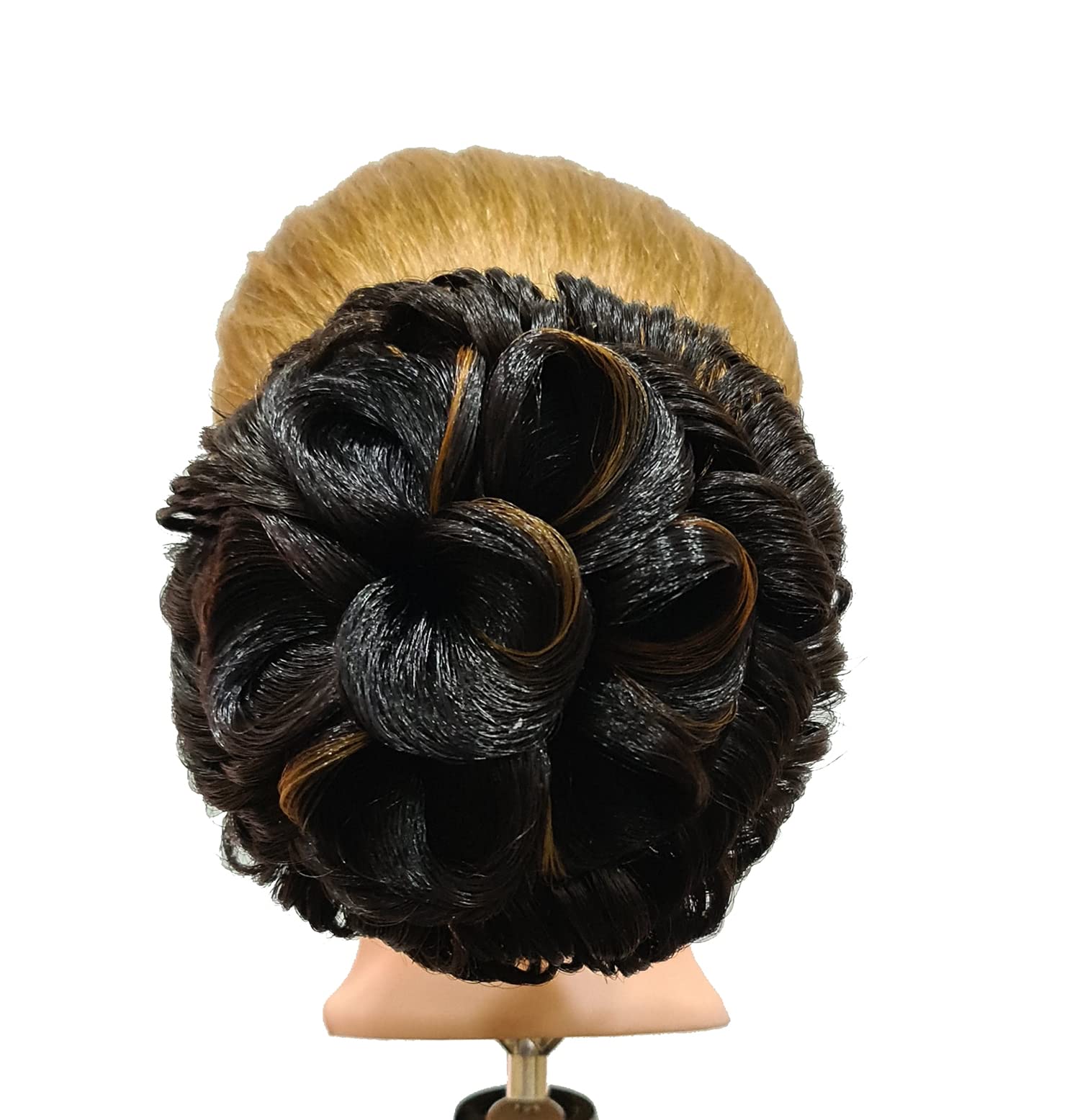 Foreign Holics Bun Maker Hair Accessories - Black Hair Scrunches & Bun Extensions for Women | Perfect for Workouts, Yoga & Everyday Hairstyles