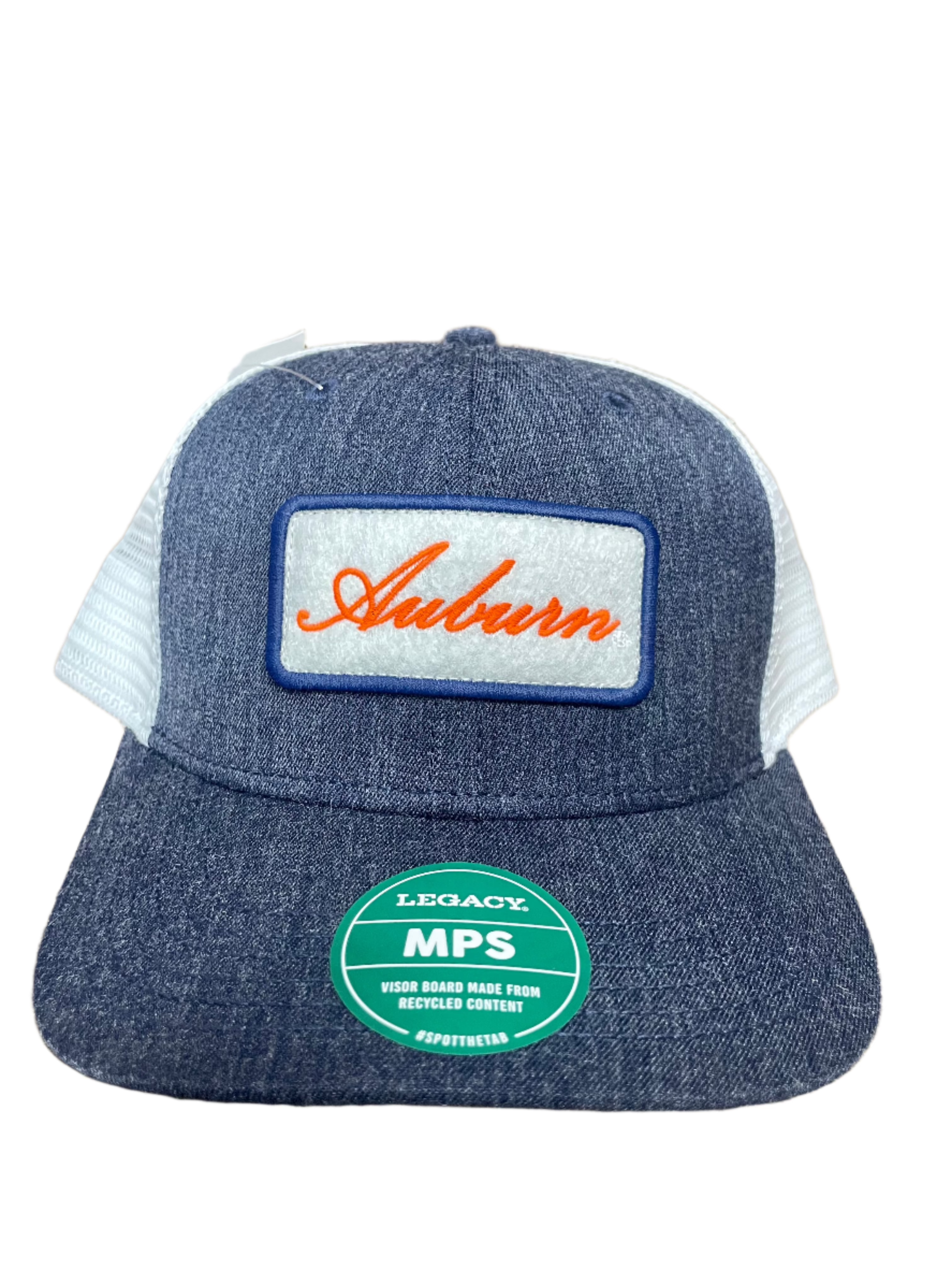 Auburn Tigers Legacy Script Patch Baseball Cap - Vintage Auburn University Hats for Men & Women - Perfect for Game Day, Tailgating & College Fan Gear