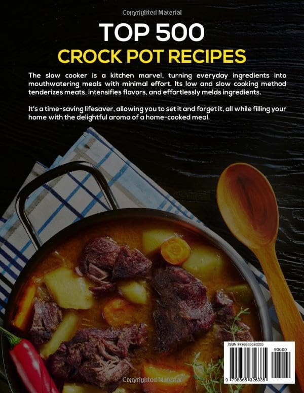 Slow Cooker Cookbook: 500 Easy & Delicious Crock Pot Recipes for Busy Home Chefs | Perfect for Weeknight Dinners & Meal Prep