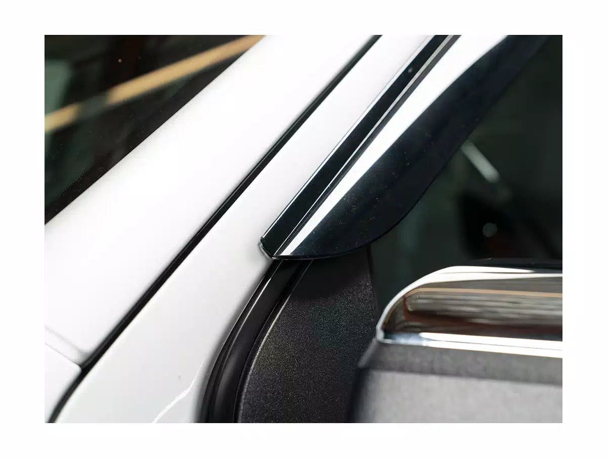 AVS Ventvisor Outside Mount Window Deflectors (4-Piece Set, Smoke) - Compatible with Chrysler 300 2005-2010 Models | Rain Protection & Improved Airflow for Driving Comfort
