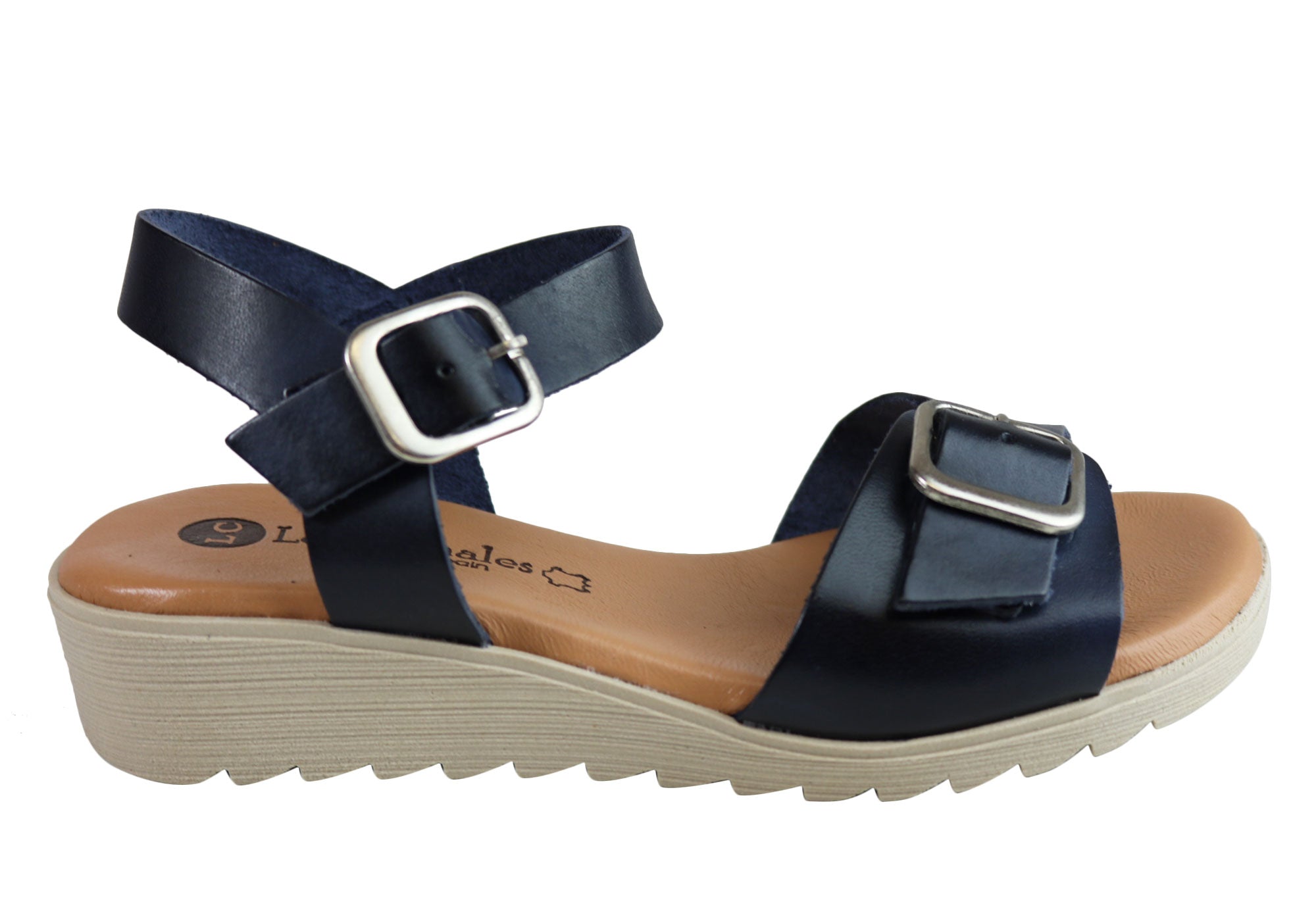 Lola Canales Koz Women's Comfortable Soft Leather Sandals - Handmade in Spain - Perfect for Summer, Beach, and Casual Outings