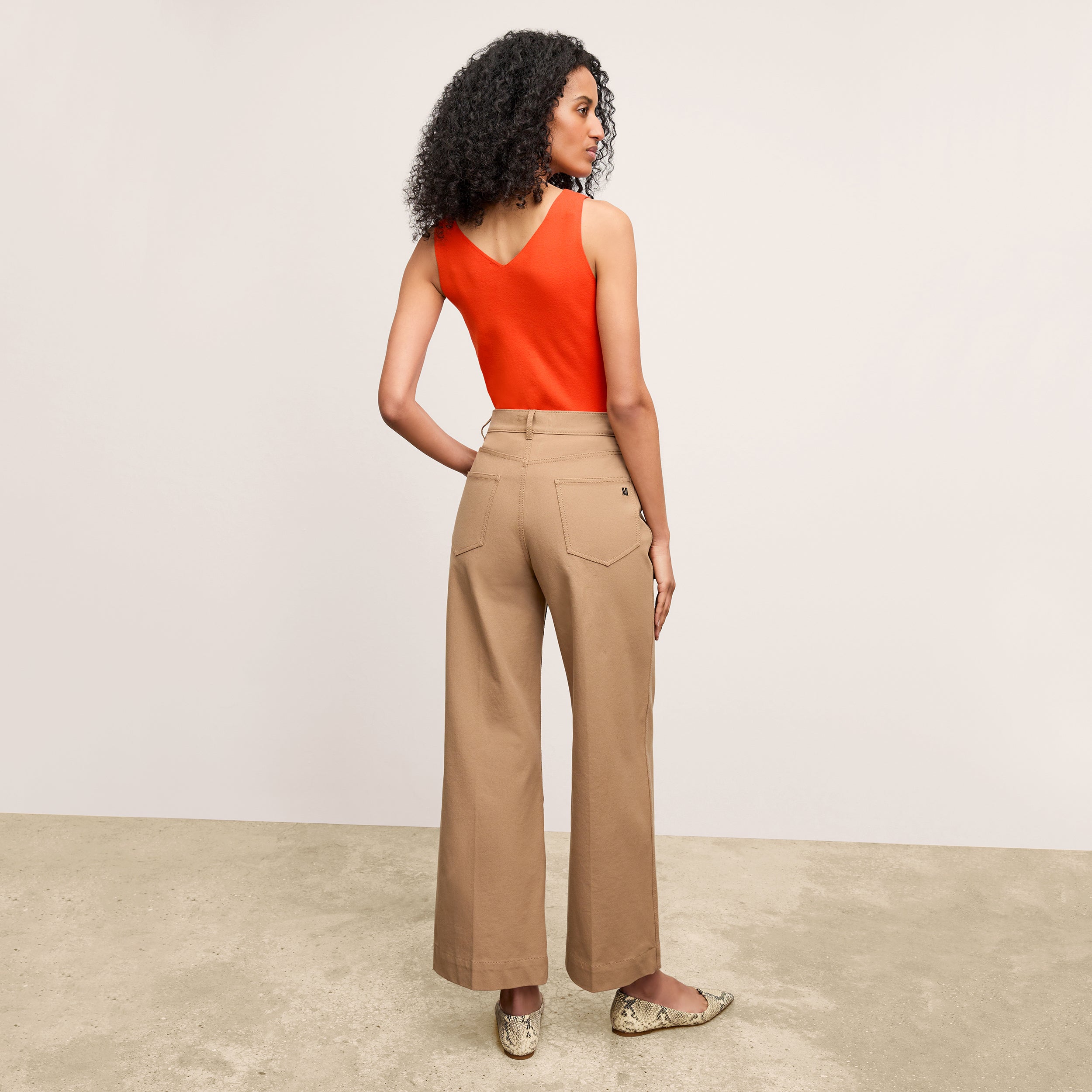 Milo Wide Leg Jeans for Women - Eco-Friendly Stretch Denim Pants with Comfortable Fit - Perfect for Casual Wear, Office, and Travel