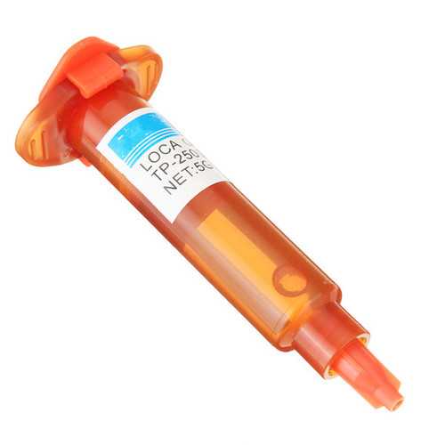 5ML UV Glue with Outer Screen Glass Replacement Repair Kit for iPhone, Samsung, iPad - Fix Cracked Screens at Home or Office