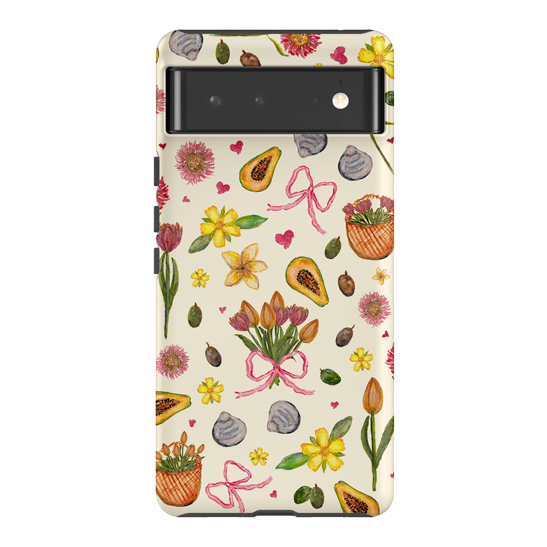 Elegant Bouquet & Bow Design Phone Case - Trendy Floral Pattern Protective Cover for iPhone & Samsung - Perfect for Weddings, Parties & Everyday Use