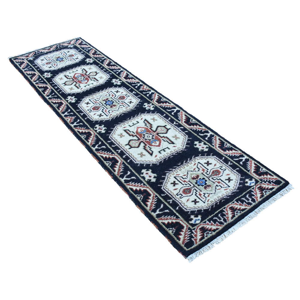 Handmade Afghan Shirvan Rug - Authentic Hand-Knotted Wool Carpet for Living Room, Bedroom & Home Decor