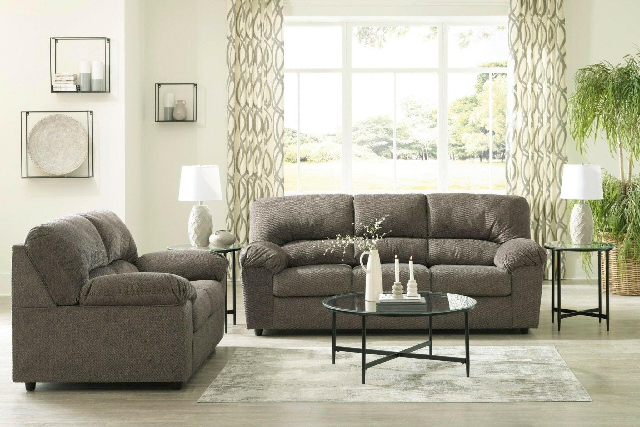 Norlou 3-Piece Sofa and Loveseat Set 29502 - Modern Living Room Furniture for Small Spaces, Apartment & Home Decor