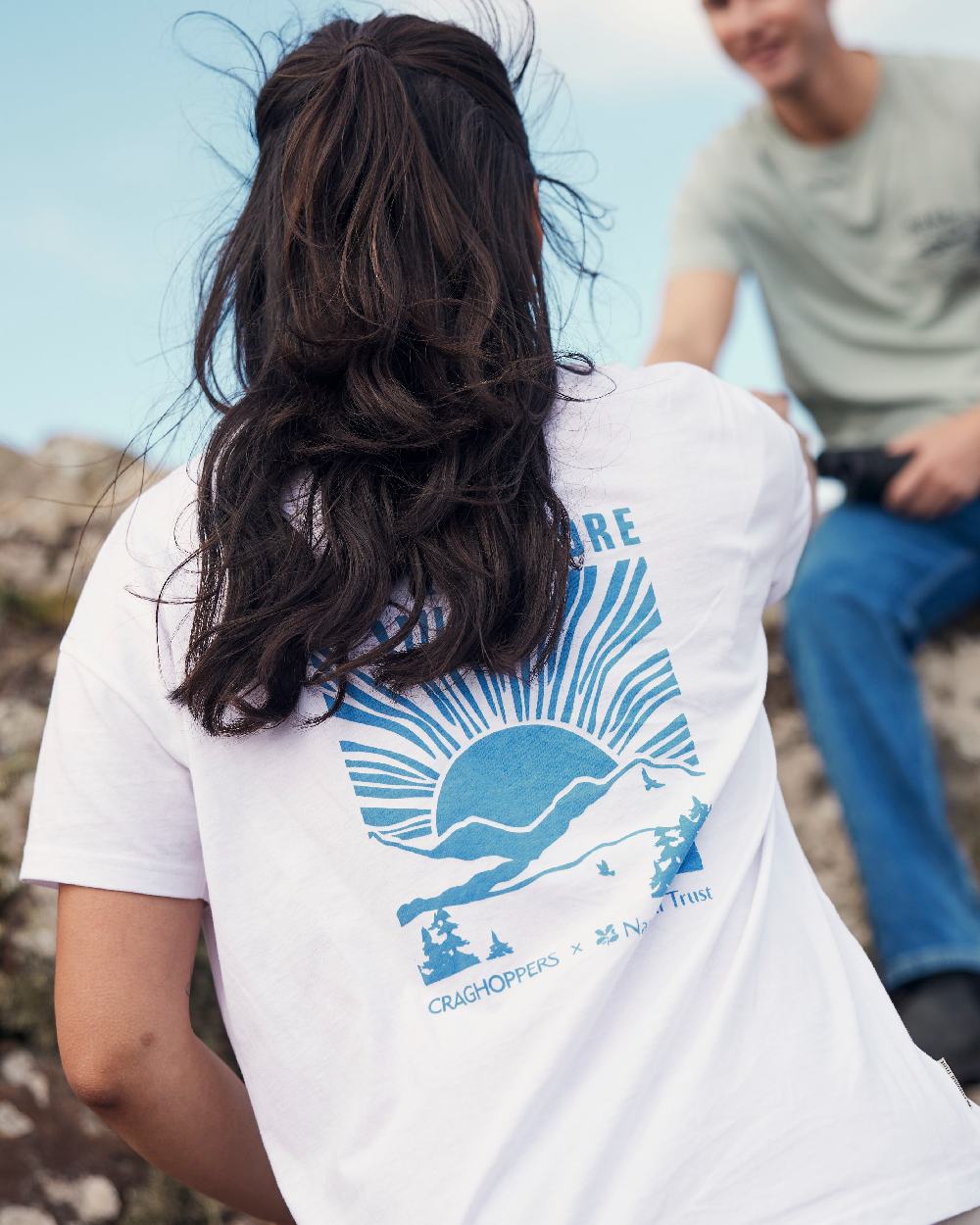 Craghoppers Women's National Trust Bistort Short Sleeve T-Shirt - Lightweight Quick-Dry Hiking & Travel Top for Outdoor Adventures
