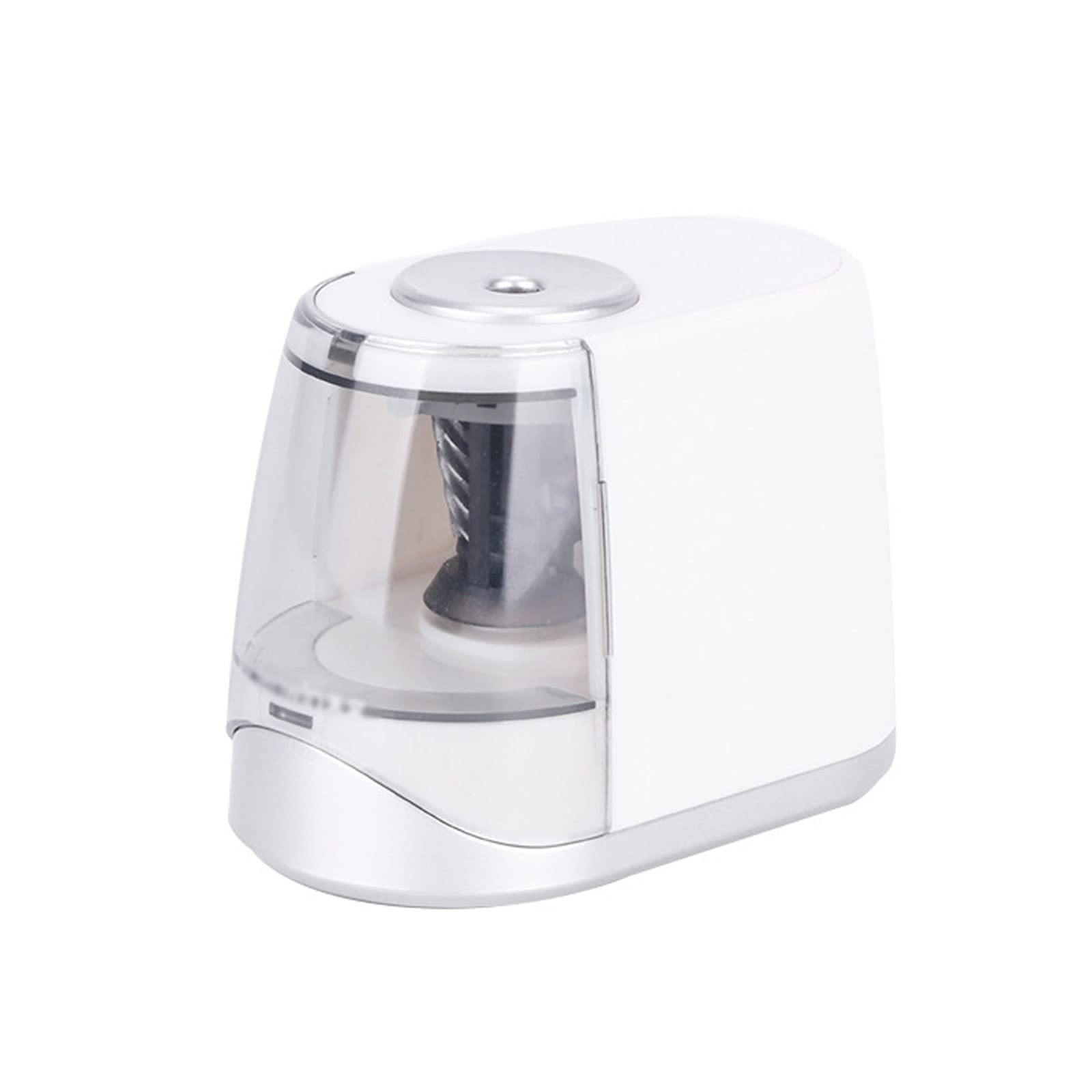 Electric Pencil Sharpener with Auto Stop & 3 Adjustable Gears - Perfect for School, Office & Home Use (White) - Ideal for Students, Artists & Professionals